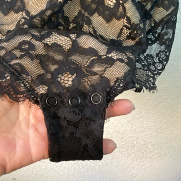 NWT Popilush Shapewear Deep V Black Lace Smooth Firm Control Bodysuit SZ 3XL - Picture 11 of 15